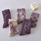 10 Pairs Women's Purple Vintage Floral Cotton Socks