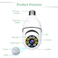 Wireless Wifi Light Bulb Security Camera