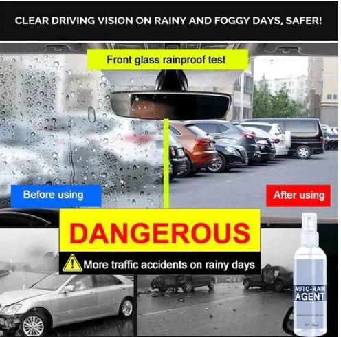 Buy 3 set free 2 set-Car Glass Anti-fog Rainproof Agent