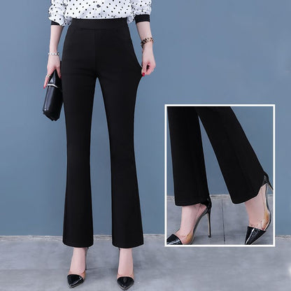 Women’s High Waist Stylish Slit Flare Pants