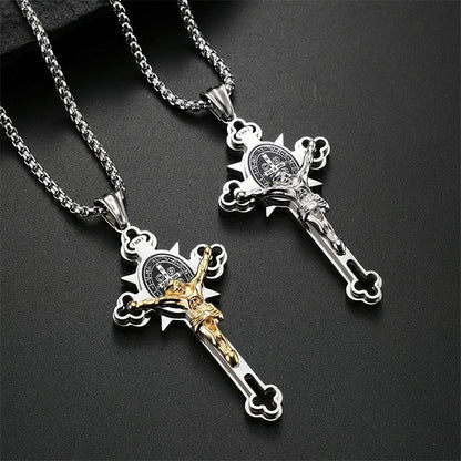 Benedict Protection Cross Power Pendant Necklace【BUY 2 GET 1 FREE】