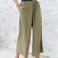 Women's Solid Color High Waist Loose Casual Wide-Leg Pants - Buy 2 Free Shipping
