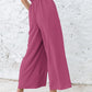 Women's Solid Color High Waist Loose Casual Wide-Leg Pants - Buy 2 Free Shipping