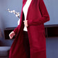 Women's Spring Mid-length Slit Knitted Cardigan