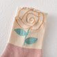 10 pairs of women's pink floral cotton socks