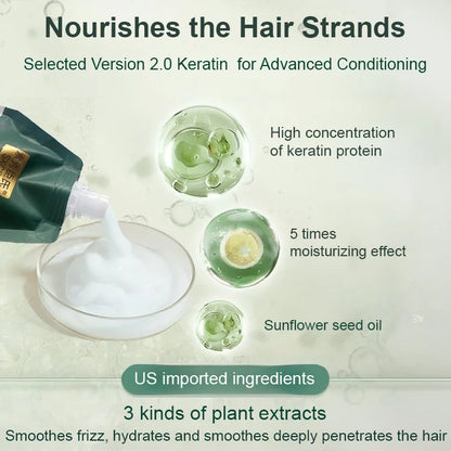 Buy 3 Get 2 Free-Polypeptide Keratin Hydrating Smoothing Hair Damage Repair Cream