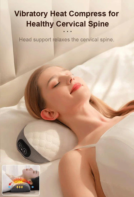 Breathable Memory Foam Heated Vibrating Neck Massager