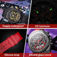 Men's Hollow-out Fashionable Waterproof Quartz Watch - Best Gift