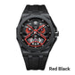 Men's Hollow-out Fashionable Waterproof Quartz Watch - Best Gift