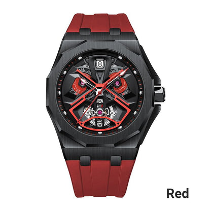 Men's Hollow-out Fashionable Waterproof Quartz Watch - Best Gift